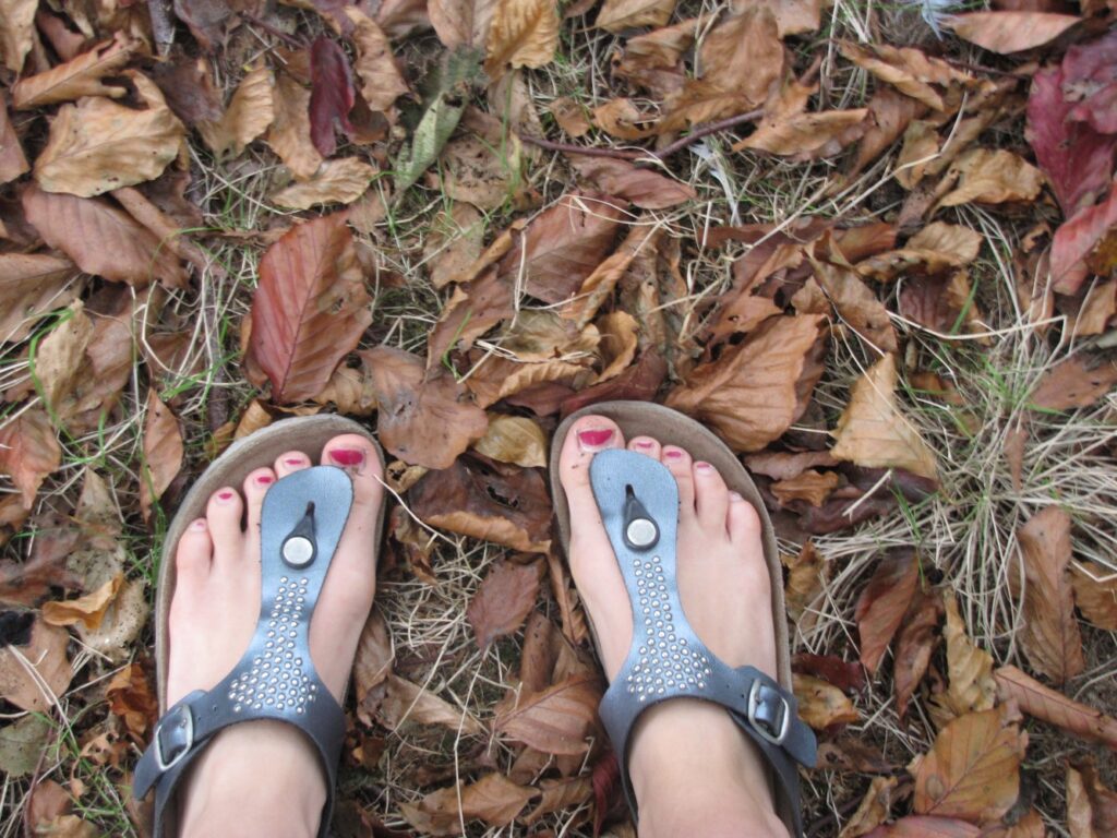 Blote voeten in november